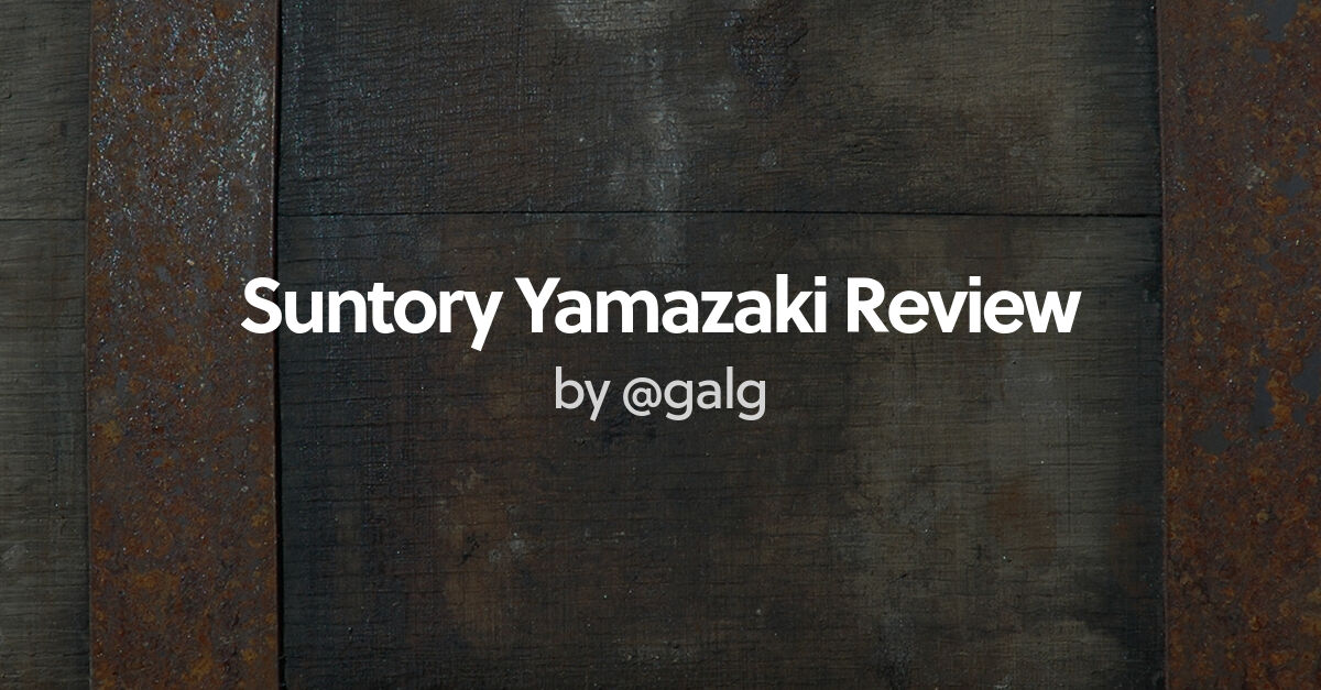 Review of Yamazaki Sherry Cask bottled 2013 by galg Whisky Connosr