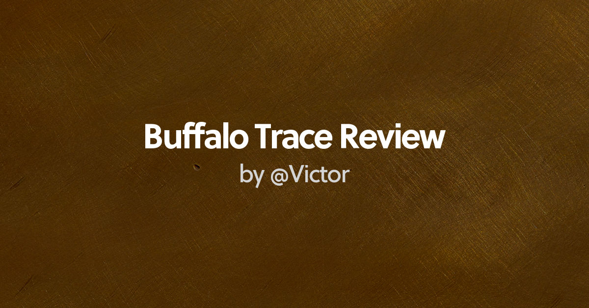 Review of Buffalo Trace White Dog, Mash # 1 by @Victor - Whisky Connosr