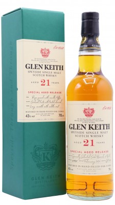 Glen Keith Secret Speyside Single Malt Scotch 21 year old