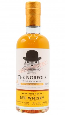 The English The Norfolk - Vintage Single Cask Rye 2012 9 year old