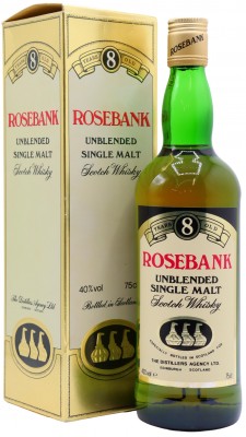 Rosebank (silent) Unblended Single Malt 3 Stills 8 year old