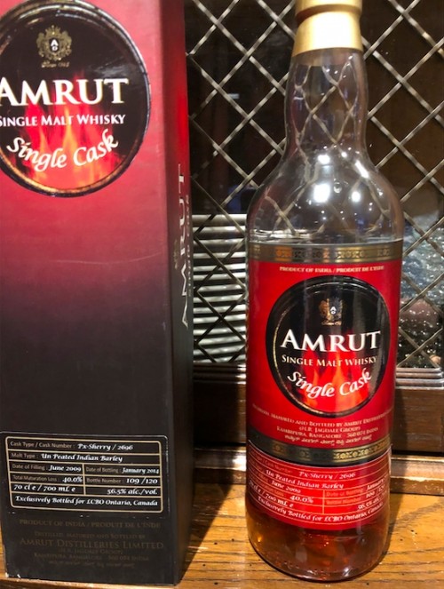 Amrut SIngle Cask - LCBO exclusive Sherry Cask