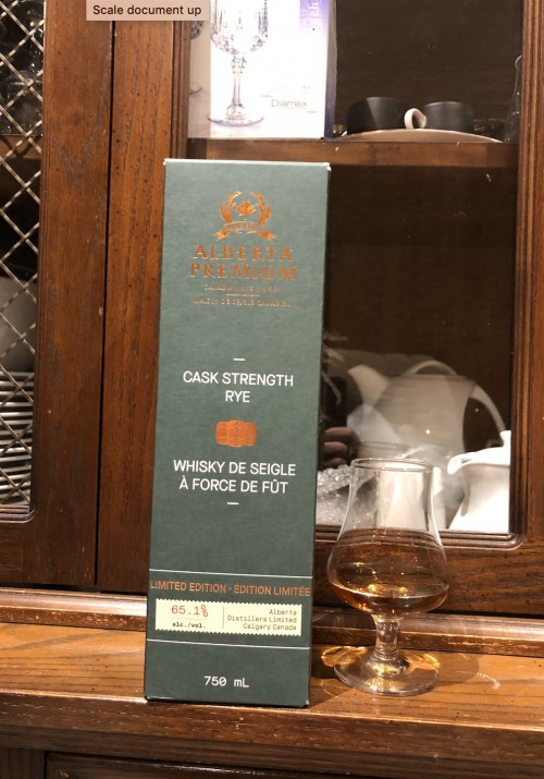 Alberta Distillers Alberta Premium Cask Strength Rye 2018 release